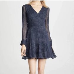 Sheer Navy Dress Size 0