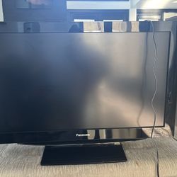 42” Panasonic TV with Stand & Remote 