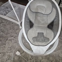 Bluetooth Enabled Infant Baby Swing
