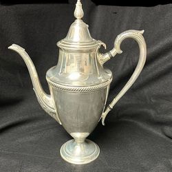 Antique Silver Plated Coffee/tea Pot