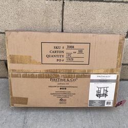 NEW Firstime Black Williston Rolling Storage Cart **$15 Each** ** New in box**