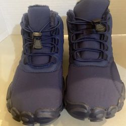 Hike Footwear Non-slip Waterproof Winter Barefoot Shoes Boots Size 39