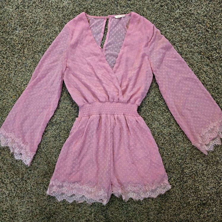 Long Sleeve Romper Small