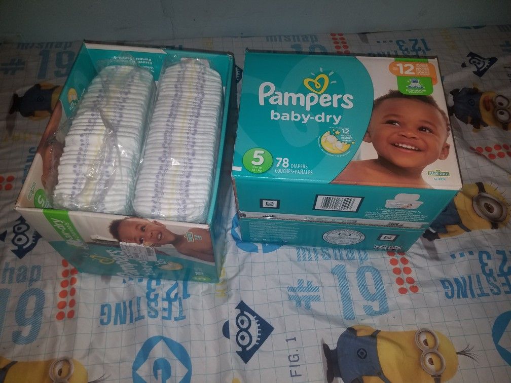 Pampers baby dry Sz5