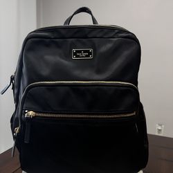 Kate Spade Blake Avenue Hilo Nylon Black Backpack Good Condition
