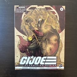 Hasbro G.I. Joe Classified Series Snake Supreme Cobra Commander NEW/SEALED