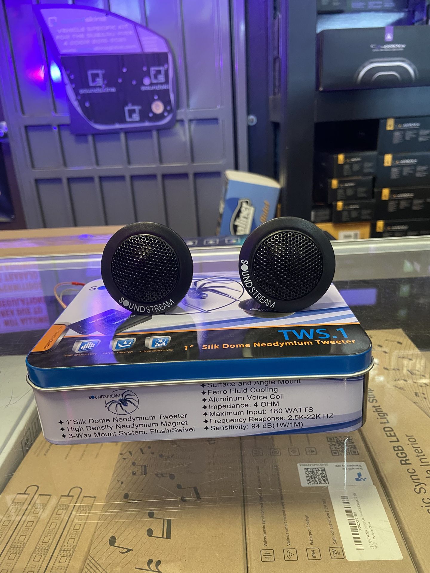 TWS.1 | 110W 1" Soft Dome Ferrofluid Cooled Tweeter Set