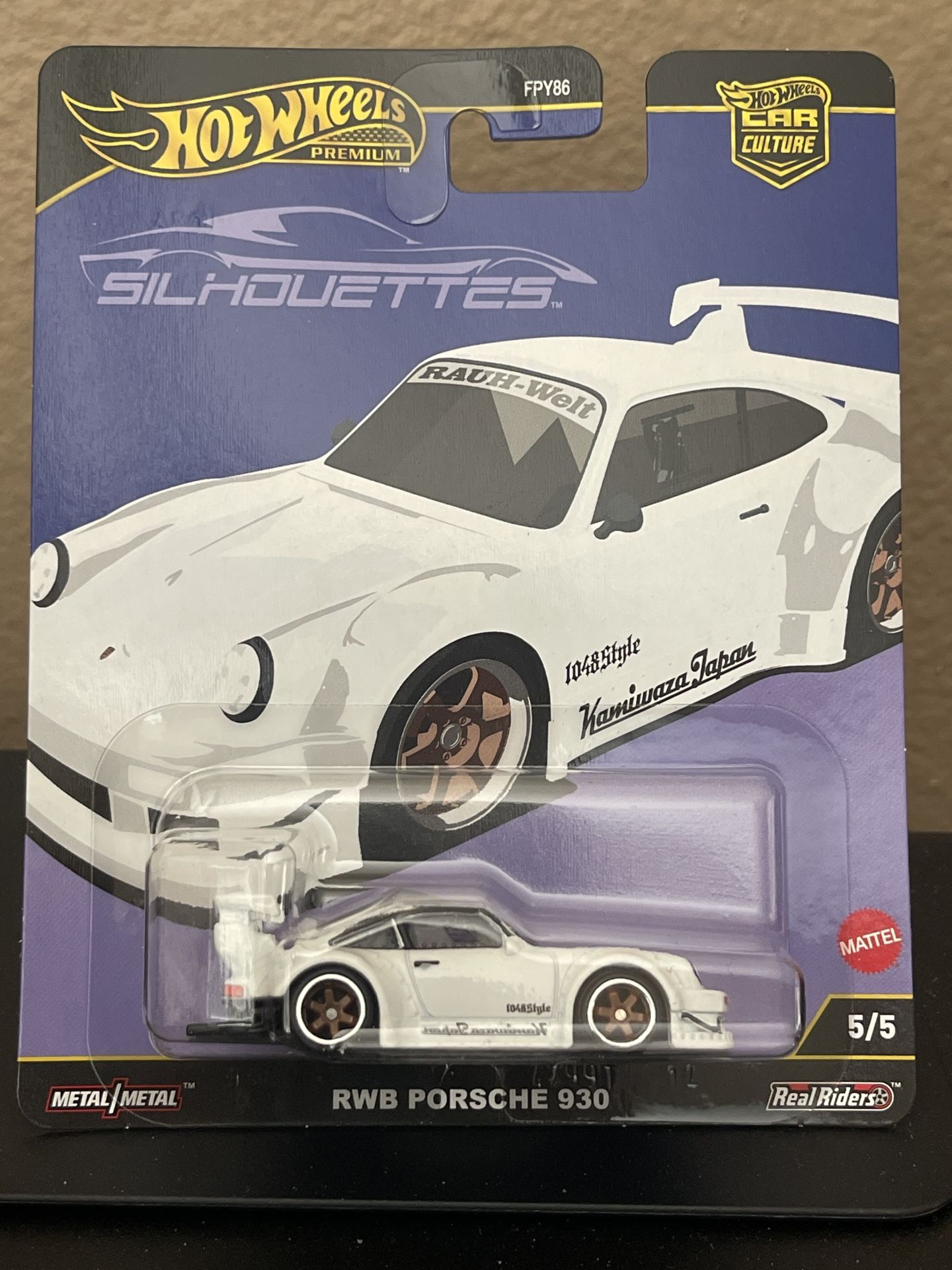 Hot Wheels Premium Car Culture Silhouettes RWB Porsche 930 NEW