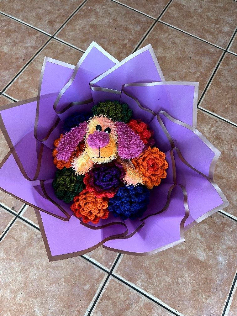 Crochet Bouquet Hand Made
