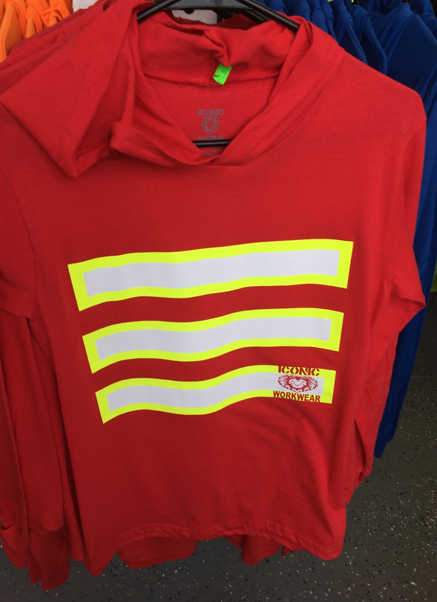 High Visibility long sleeve with hoodie