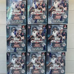 Topps Chrome Football new