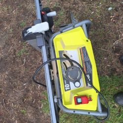 RYOBI 10 INCH TABLE SAW.