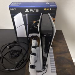 PlayStation 5 Digital Edition 2 Controllers Cooling Dock 