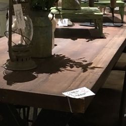 Distressed table Still At Jordan’s Priced At $2495.00