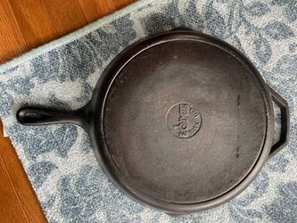 Lot of 12 cast iron and nonstick pots and pans