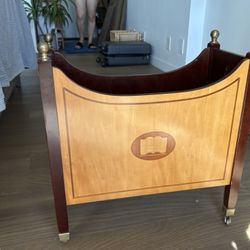 Solid Wood Magazine Rack 