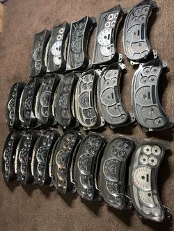 CLUSTERS FOR SALE AND STAR 90 AND UP REPAIR FOR SILVERADO TAHOE YUKON HUMMER TRAILBLAZER ENVOY SIERRA ESCALADE FROM 1994 TO 2014