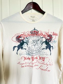 ralph lauren men's waffle-knit worn once like new condition