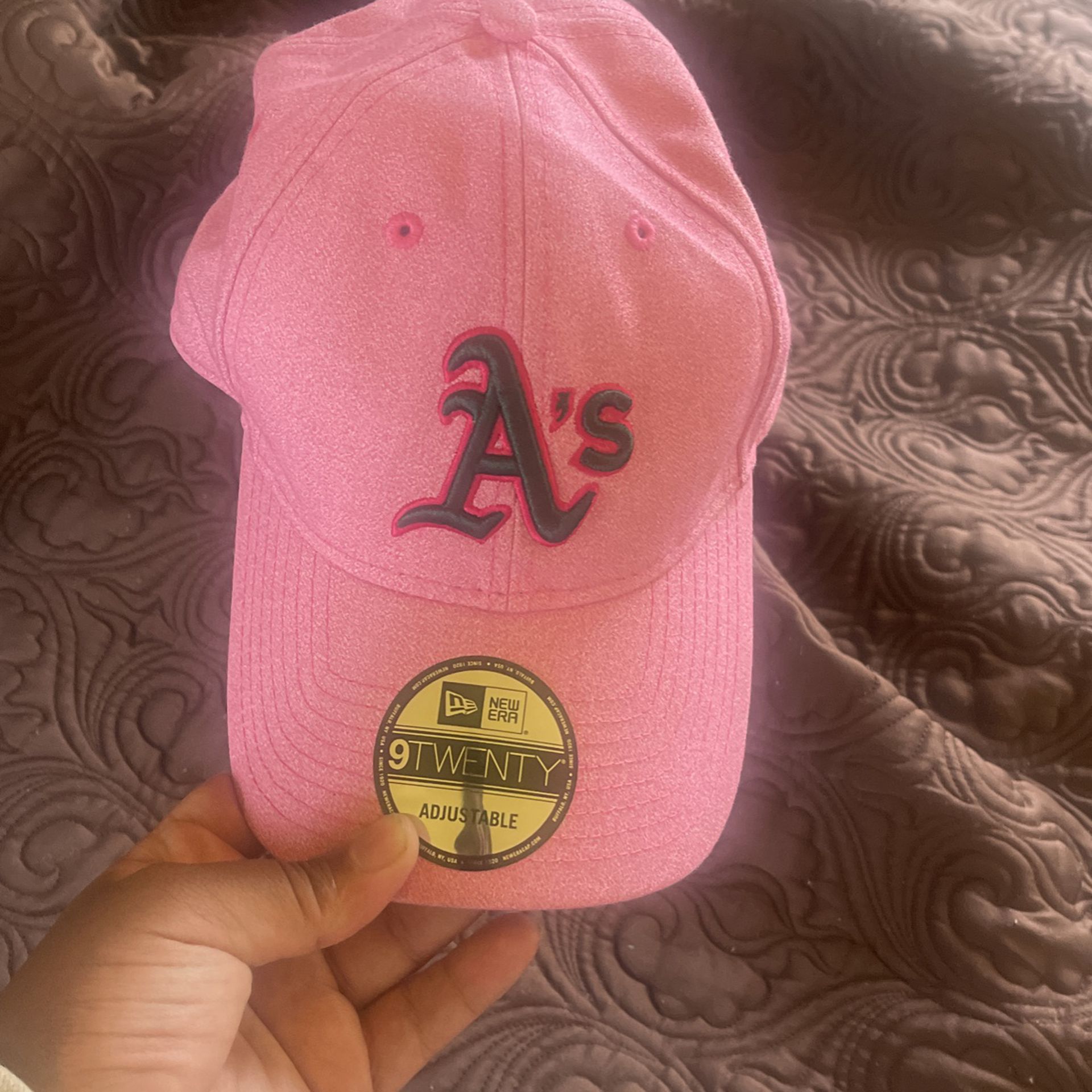 Pink Oakland A’s Adjustable Hat