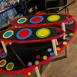 Kids Art Table (with paper Roller) 🎨🖌️👧🏾👧🏼👦🏻👦🏿🎨🖌️😁