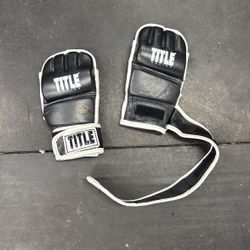 Title MMA gloves, Leather