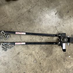 Draw-Tite 10,000 lb Weight Distribution Hitch Tow Bar w/ Chains