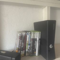 Xbox 360 Console With Game And Movies