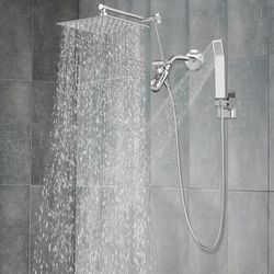shower hand set 10in /double and 160cm PVC