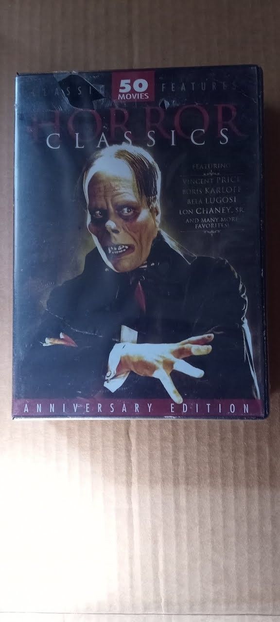 dvd 50 horror classics movies brand new 