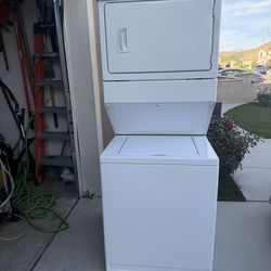 Whirlpool stackable  gas dryer and electric washer