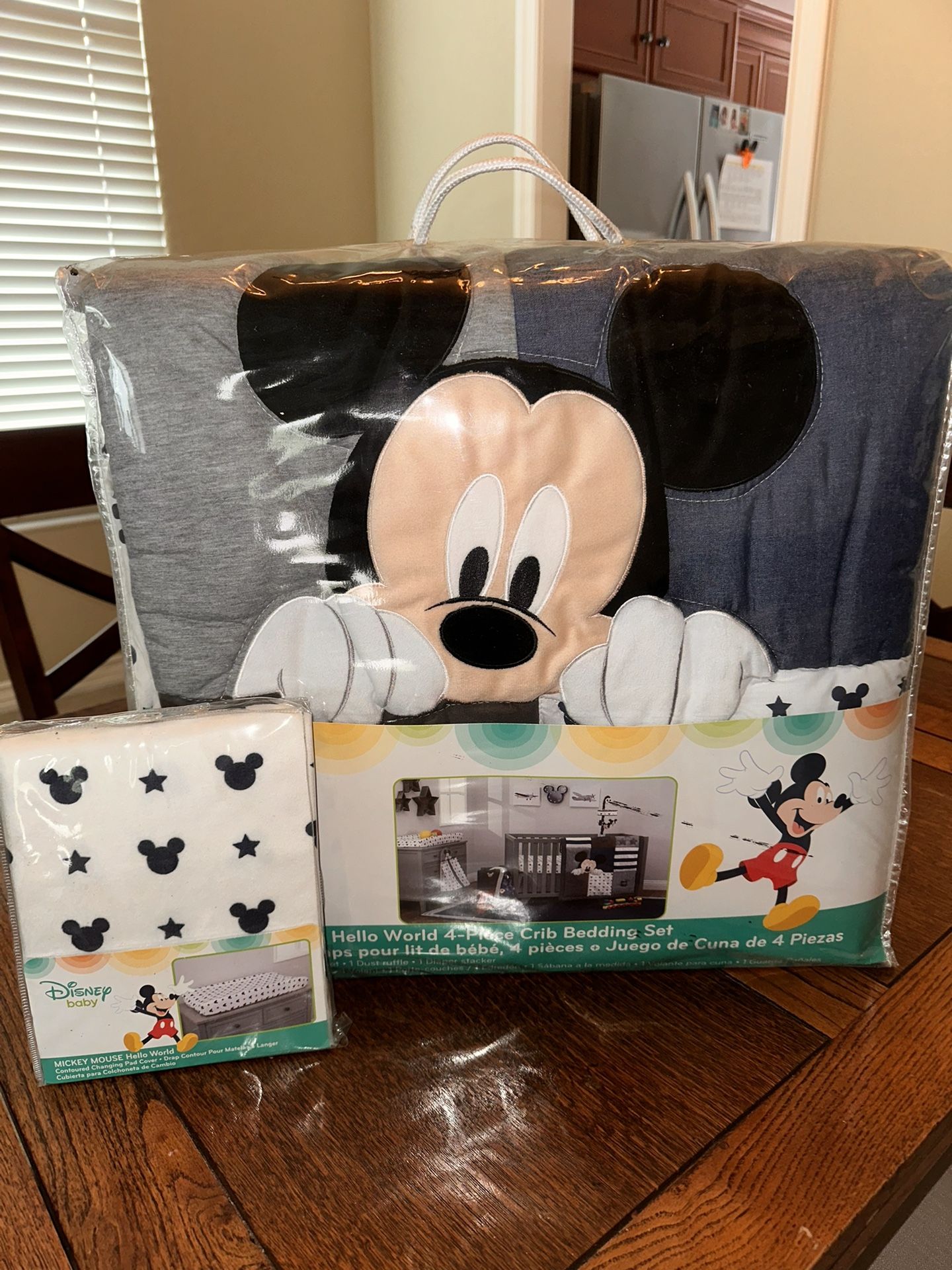 Hello world mickey bedding on sale