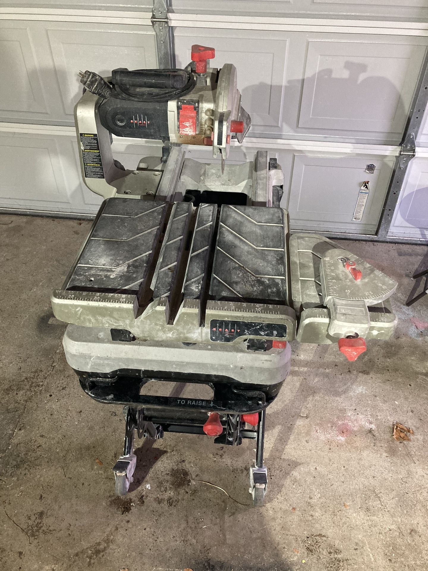 Water Saw Table With Stand