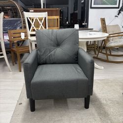 Upholstered Arm Chair w/ USB Charging Port