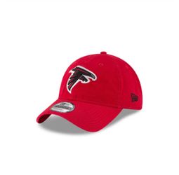 New Era 9TWENTY Atlanta Falcons NFL Red Adjustable Hat Cap One Size