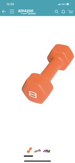 CAP 8lb dumbbell set BRAND NEW