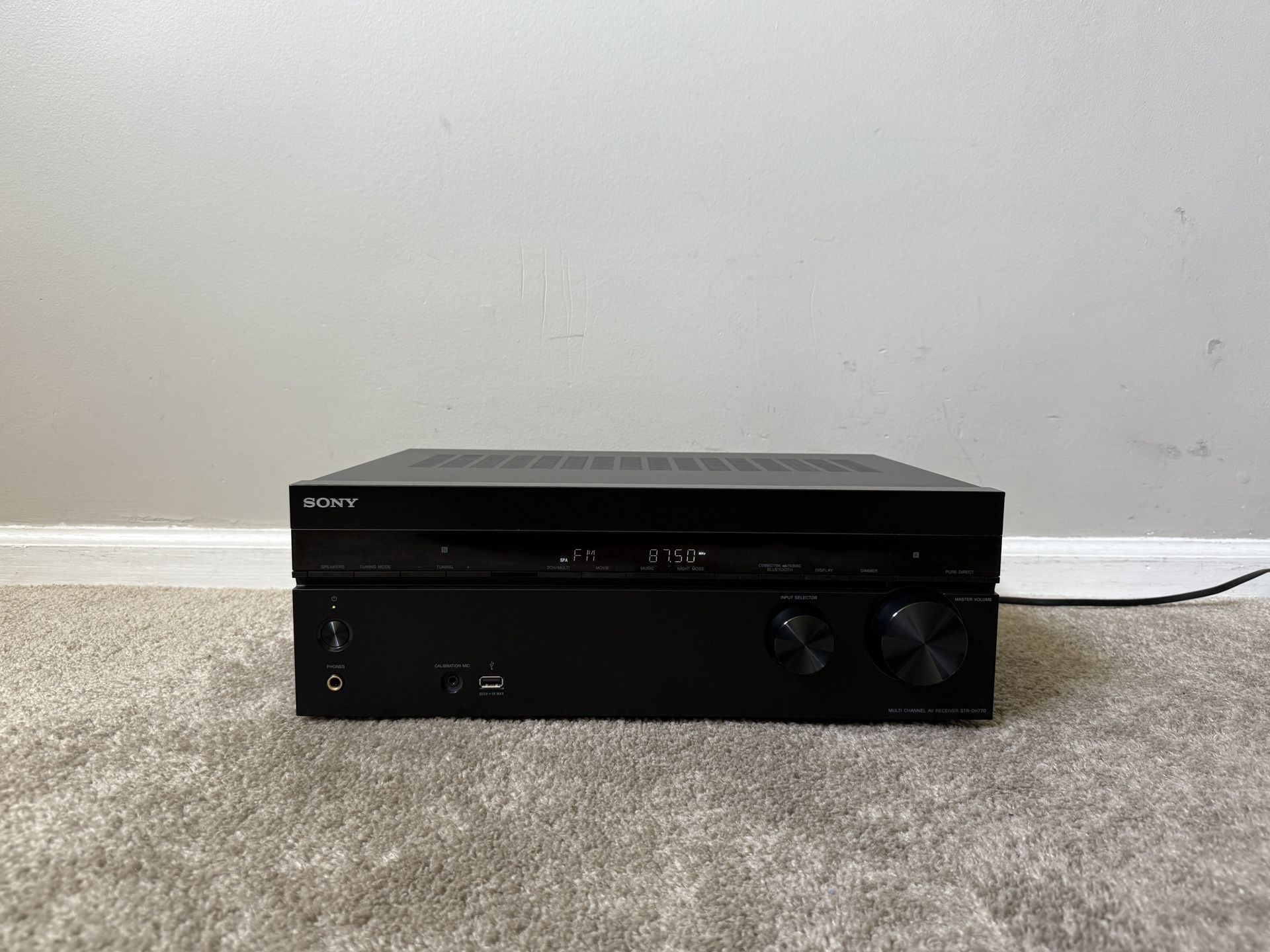 Sony STR-DH770 7.2 HDMI 4K Ultra HD Home Theater Surround Receiver