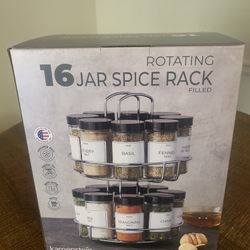 UNOPENED 16 Spice Rotating Rack *MOVING SPECIAL*