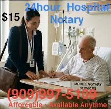 24/7 Hospital Notary/Notarization Stamp