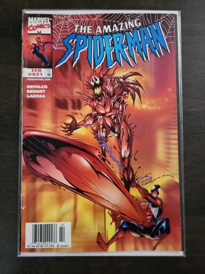 Amazing Spiderman 431 Carnage Surfer