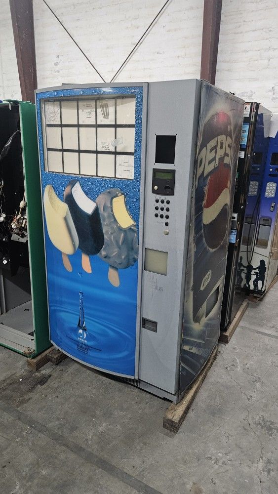 READ FULL DESCRIPTION! Jofemar Ice Plus Frozen Food Ice Cream Vending Machine