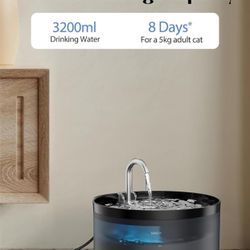 Fuente de agua silenciosa para mascotas