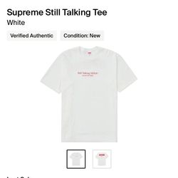 Still Talking Supreme T Shirt Size Small