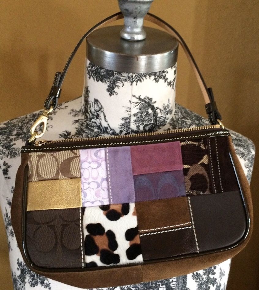 Coach wristlet-Patchwork