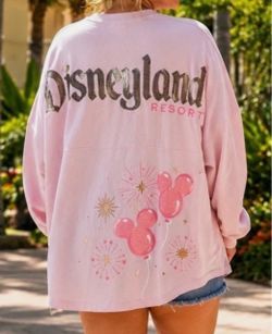 Disney Parks Pink Jersey Sequin Balloons
