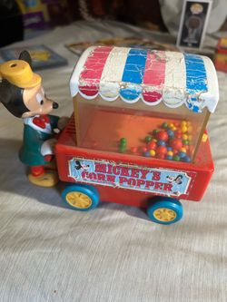 Mickey Mouse vintage corn popper toy