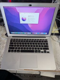 MacBook Air with charger