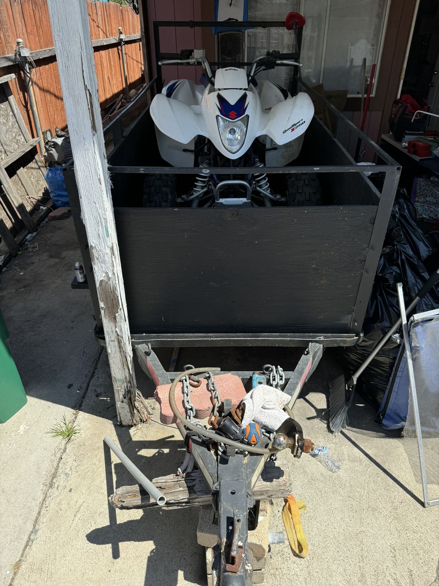 Suzuki Quad and trailer
