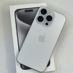 Unlocked iPhone 15 Pro 128GB White