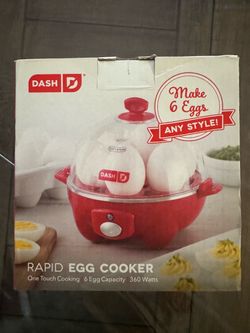 Dash Rapid Egg Cooker, 6 eggs capacity  Brand new in box #dash #breakfast