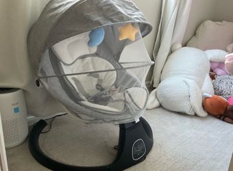 Baby Swing with Canopy and Mobile